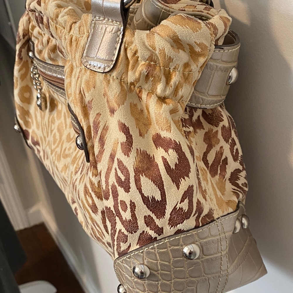 Y2K Pristine Condition Leopard Print Shoulder Bag - image 8